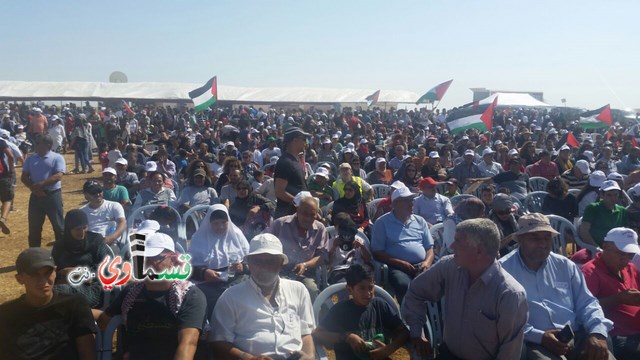 النقب: آلاف الجماهير العربية في مسيرة العودة : يوم استقلالهم هو يوم نكبتنا